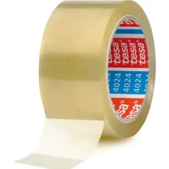 Hot pakketape, transperant, 50 mm, 100 meter, 6 ruller Tape