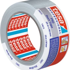Discount Pro 74613 lærredstape, grå, 50 mm, 25 meter Tape