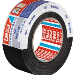 Discount Pro 74613 lærredstape, sort, 50 mm, 50 meter Tape