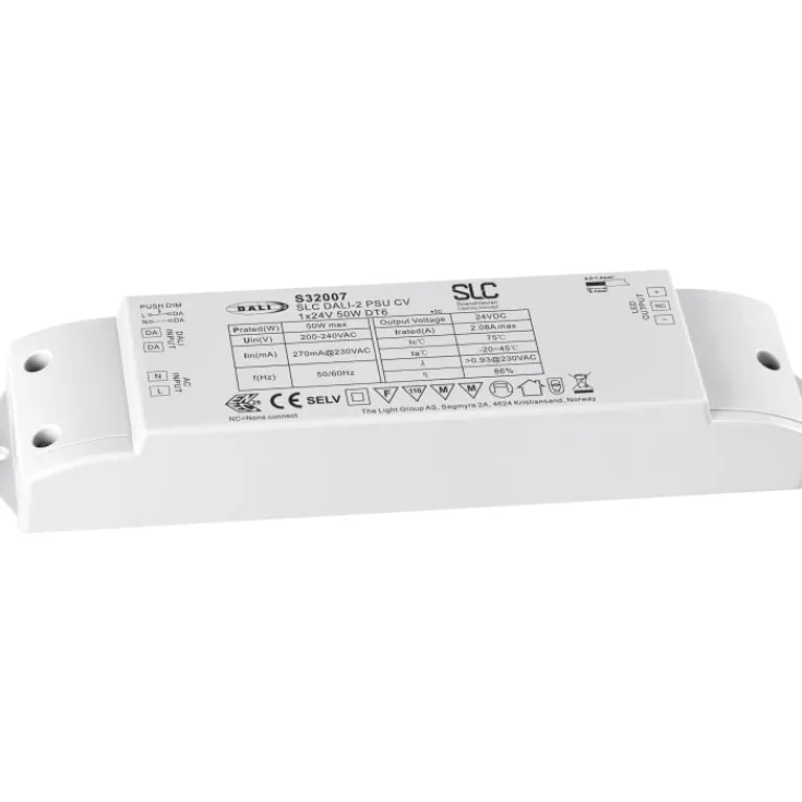 The Light Group LED driver, 24V, 50W Transformere & Drivere
