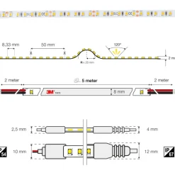 Best The Light Group udendørs LED strip, 5 meter, 2700K Led Strips