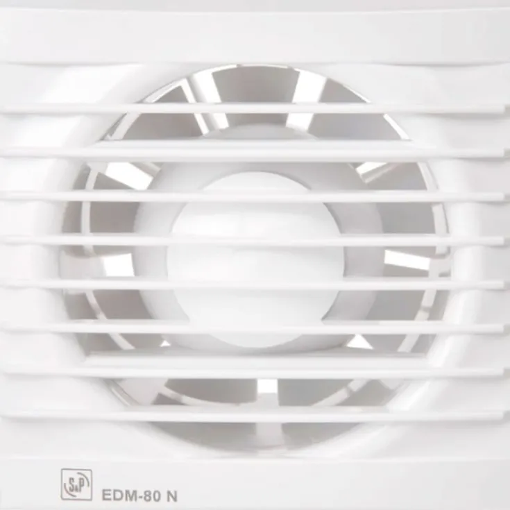 Clearance EDM 80 badventilator, Ø100 mm, hvid Thermex|Badeværelsesventilatorer