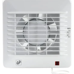 EDM 100HZ badventilator, fugtstyring, Ø100 mm, hvid Thermex|Badeværelsesventilatorer