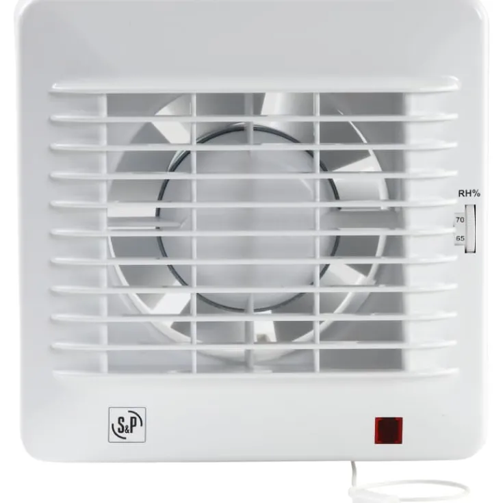EDM 100HZ badventilator, fugtstyring, Ø100 mm, hvid Thermex|Badeværelsesventilatorer