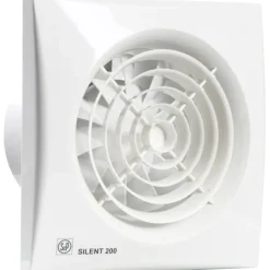 Clearance Silent 200CHRZ badventilator, fugtstyring, timer, Ø120 mm, hvid Thermex|Badeværelsesventilatorer