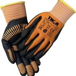 7325 Flex Grip montagehandsker, sort/orange, str. 9 Handsker