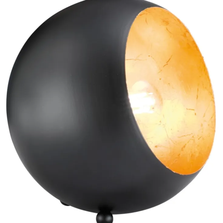 New Billy bordlampe, sort/guld Bordlamper