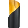 New Frank bordlampe, sort/guld Bordlamper