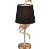 Outlet Lola bordlampe, sort/guld Bordlamper