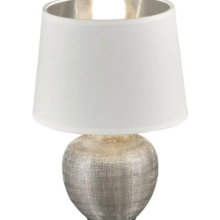 Clearance Luxor bordlampe, sølv, Bordlamper