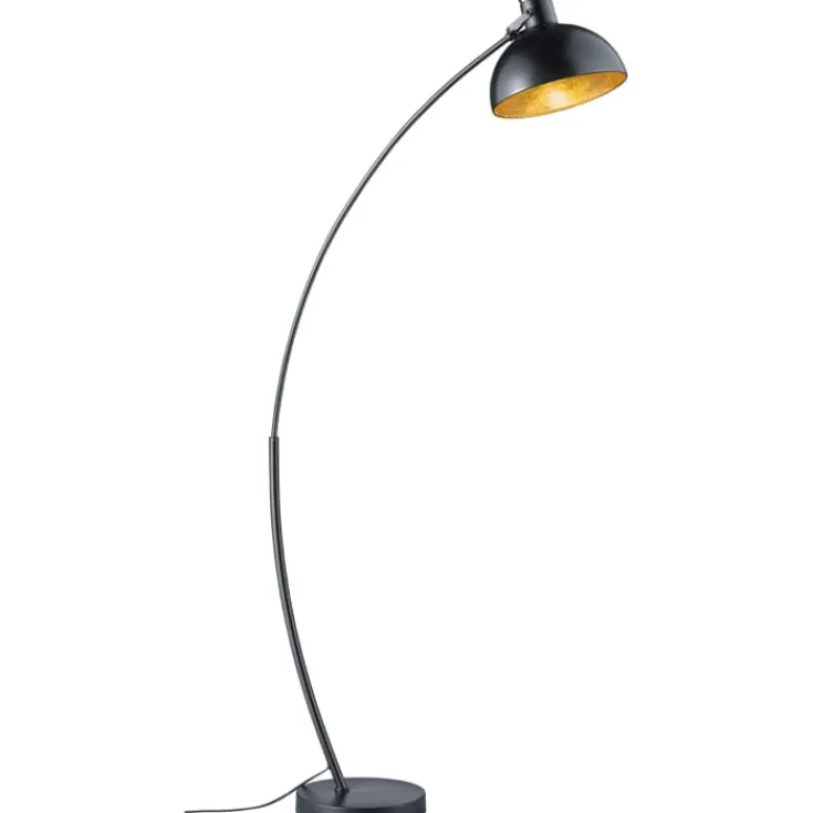 Best Recife gulvlampe, sort/guld Gulvlamper