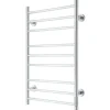 Outlet Eldo 9 L håndklædetørrer, el, 53x86 cm, poleret rustfrit stål Håndklædetørrer