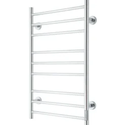 Outlet Eldo 9 L håndklædetørrer, el, 53x86 cm, poleret rustfrit stål Håndklædetørrer