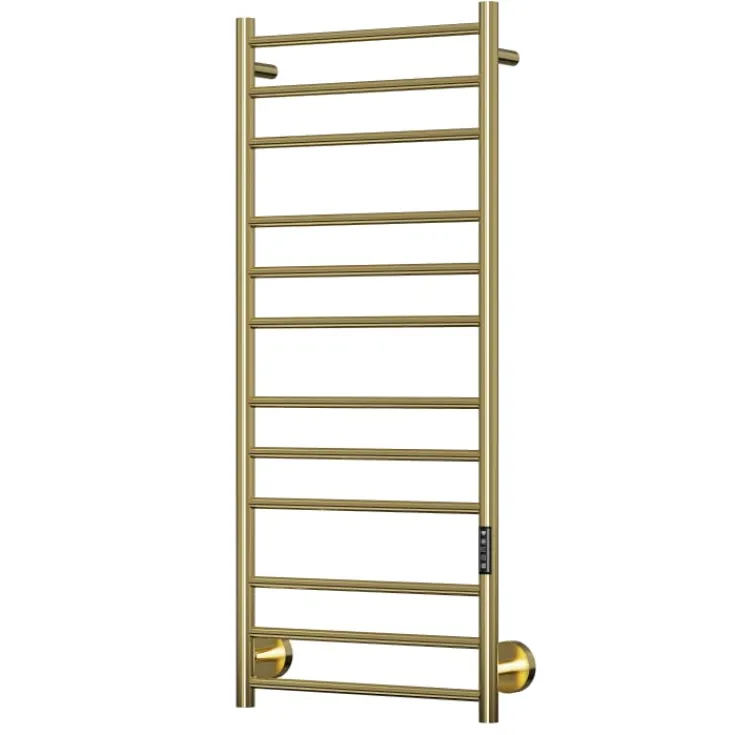 Hot Plus 12L håndklædetørrer, el, 50x116 cm, guld Håndklædetørrer