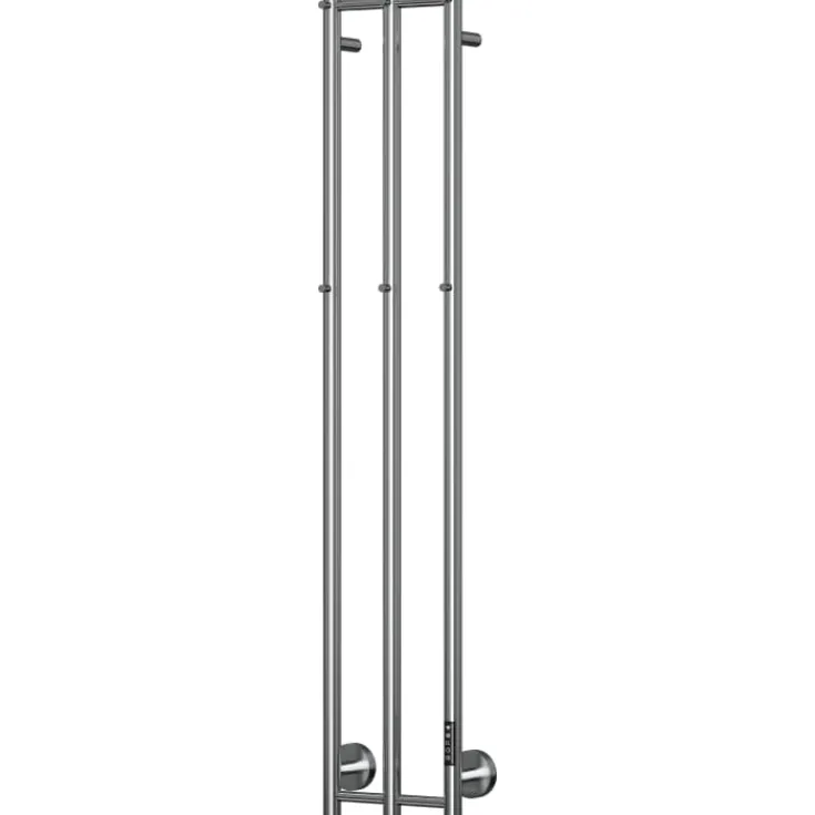 Outlet Plus 3 Steel håndklædetørrer, el, 28x150 cm, Håndklædetørrer