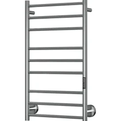 Best Plus 9 Steel håndklædetørrer, el, 50x86 cm, krom Håndklædetørrer