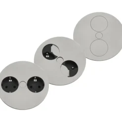 Twist Schuko stikkontakt for indbygning med dobbeltudtag Stikkontakter