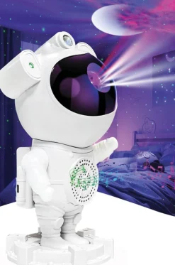 Online Astronaut projekterlampe med højtaler Genopladelige Lamper
