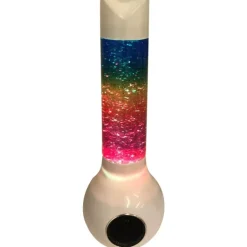 Discount glitterlampe med højtaler Diskolys