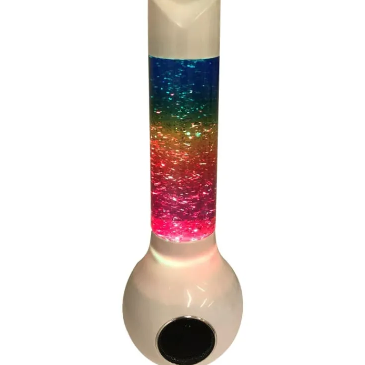 Discount glitterlampe med højtaler Diskolys