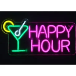 Clearance Happy Hour neonskilt Neonskilte