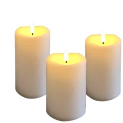 New LED bloklys, udendørs, batteri Kunstige Stearinlys