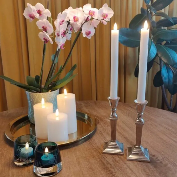 Sale LED kronelys, batteri, Kunstige Stearinlys