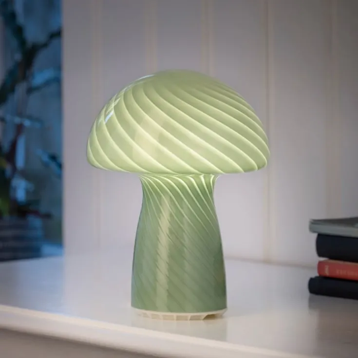 Online Mushroom genopladelig bordlampe, Genopladelige Lamper