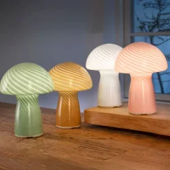 Best Mushroom genopladelig bordlampe, Genopladelige Lamper