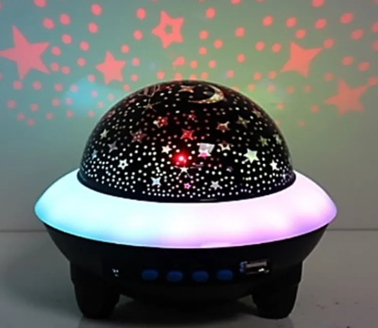 Discount stjernehimmel lampe med højtaler Diskolys