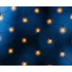 Best udendørs lysnet, varm hvid lys, 1,5x1,5 meter Udendørs Julelys