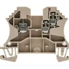 Outlet WDU gennemgangsklemme ZR, beige, 2,5/1,5 mm² Tavletilbehør