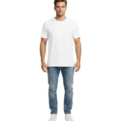 Outlet Baic t-hirt, hvid, tr. T-Shirts & Poloshirts