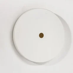 Hot dæksel for lampeudtag, Ø80 mm, hvid Lampeudtag