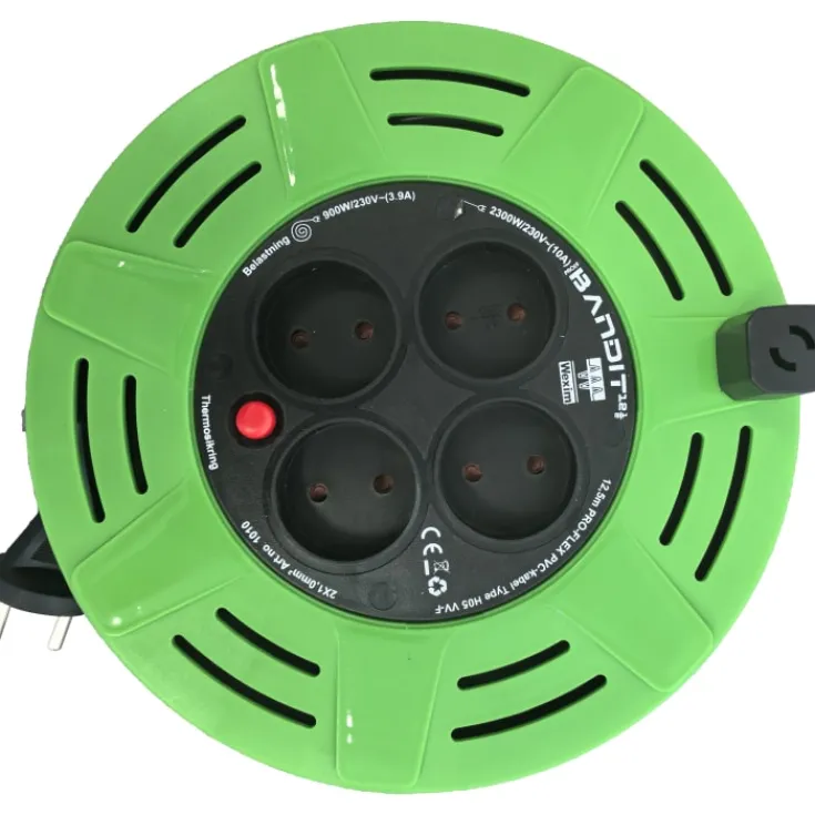 New Bandit kabeltromle, 2x1,0mm², 12 meter Kabeltromler