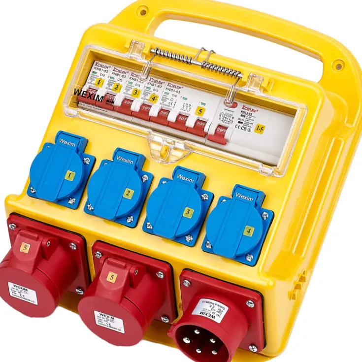 Discount byggestrømstavle, CEE, 400V, 16A Industrimateriel