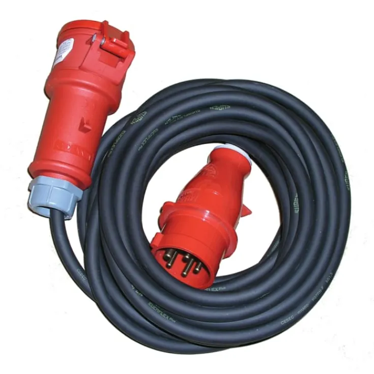 Clearance CEE forlængerkabel, 5G1,5 mm², , 400V Industrimateriel|Cee Stikpropper