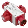 Clearance CEE kompaktforgrener, 3 udgange, 32A, 400V Industrimateriel|Cee Adaptere & Forgrenere