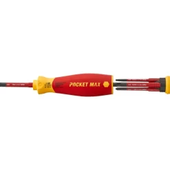 New PocketMax bitsskruetrækker med 4 slimbits, 1000V Skruetrækkere