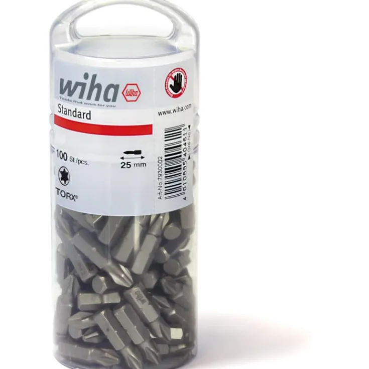 Clearance torx bits 25mm, torx 20, 100 stk. Bits, Toppe & Bor