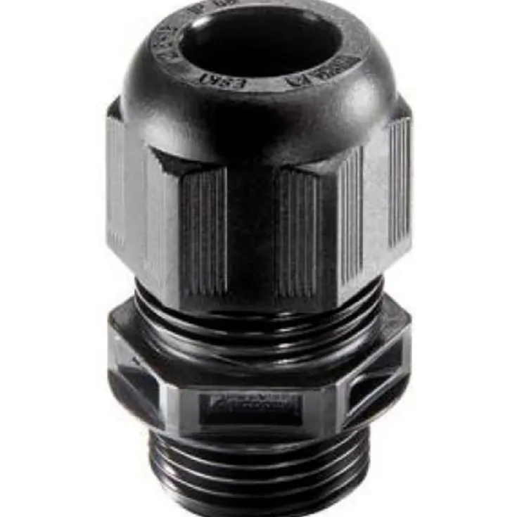 Outlet forskruning, M32, Ø13-21 mm, sort Forskruninger