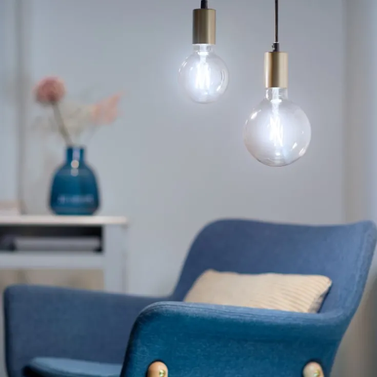 Outlet E27 globepære, 2000K-5500K, 7W, cm Lyskilder|Wiz