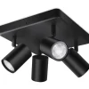 Clearance Imageo rund spotlampe, farveskift + hvid, sort Indendørs Belysning|Loftlamper
