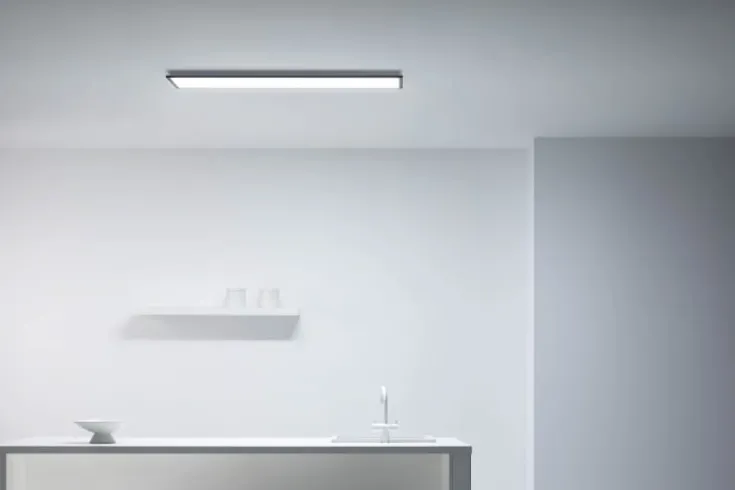 Superslim panel, justerbar hvid, sort, Indendørs Belysning|Led Paneler