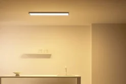 Superslim panel, justerbar hvid, sort, Indendørs Belysning|Led Paneler