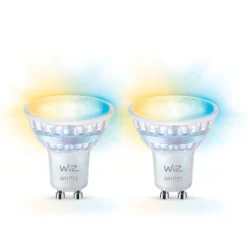 Online Wifi GU10 spotpære, 2700K-6500K, 4,7W, 2-pak Wiz