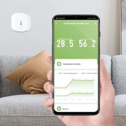 Smart fugtigheds- og temperatursensor Vejrstationer & Regnmålere