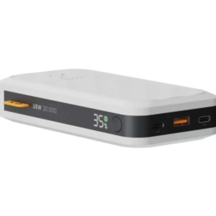 Outlet powerbank, 2 x USB-C, 20.000 mAh, Powerbanks