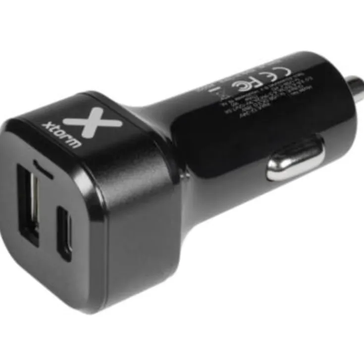 Discount Quick Charge biloplader, USB-C/QC, 48W Mobil, Pc & Data