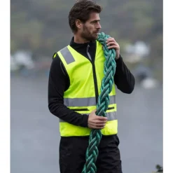 Online Holmsund refleksvest, hi-vis gul, str. Jakker & Veste